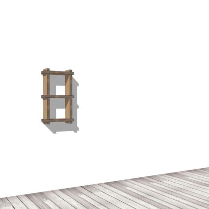 libreria a muro in cartone SEA