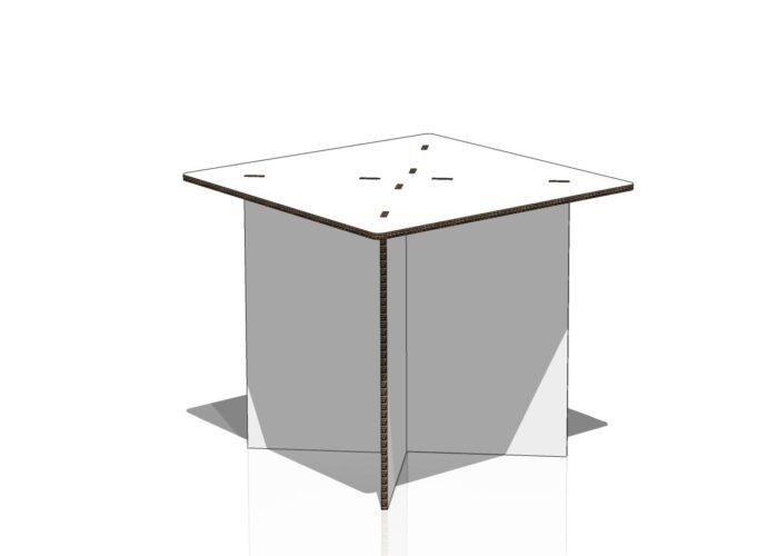 Home staging in cartone - Tavolo Pranzo Piccolo B Cucina Home Staging