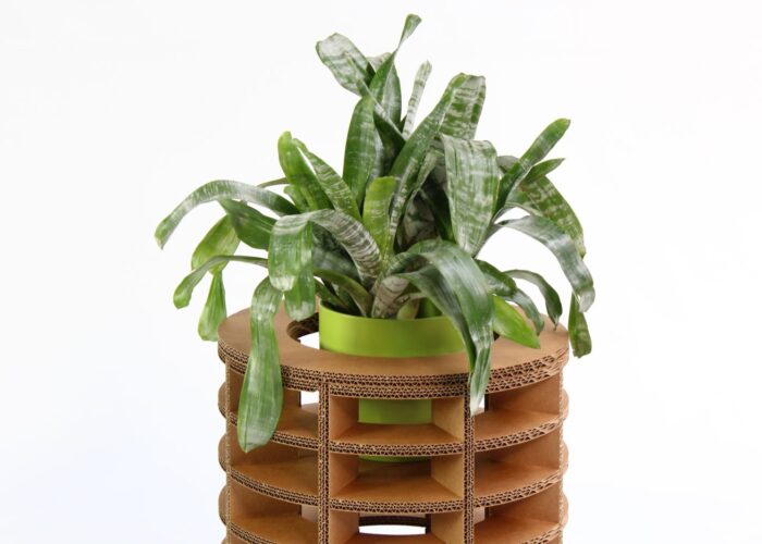 Arredo in cartone - Fioriera in cartone "Tessa"