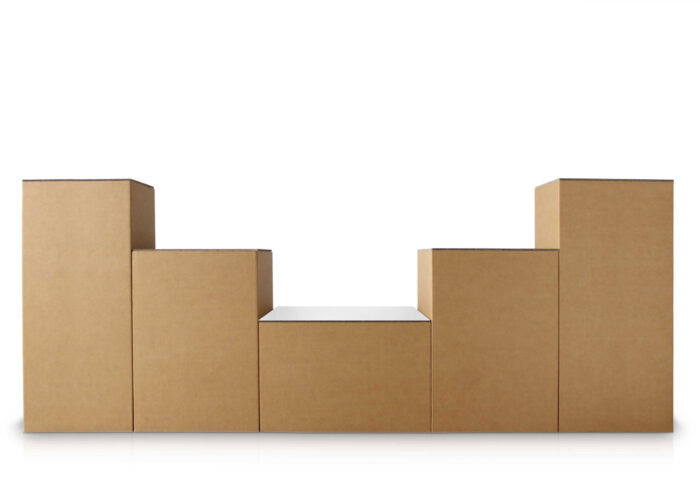 Composizione di espositori Tosa 03 avana