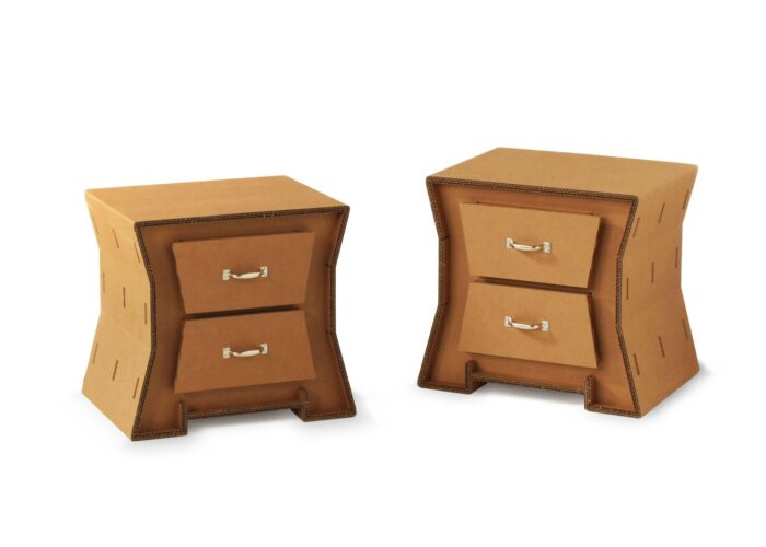 Frèty 03 comodino in cartone