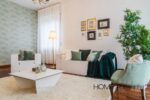 home staging in cartone per allestimento temporneo - Zona salotto