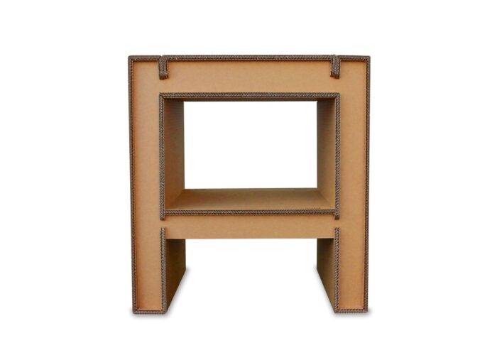 Rabbi tavolino in cartone