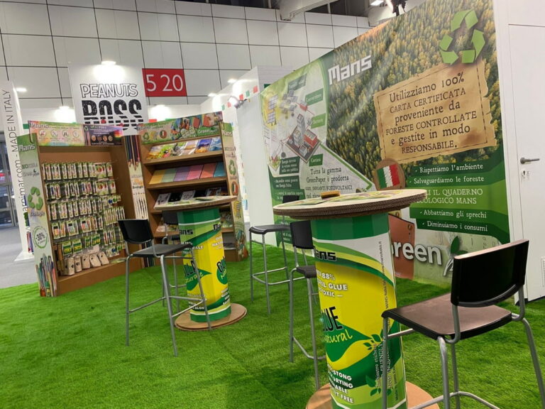 allestimento ecosostenibile per fiere