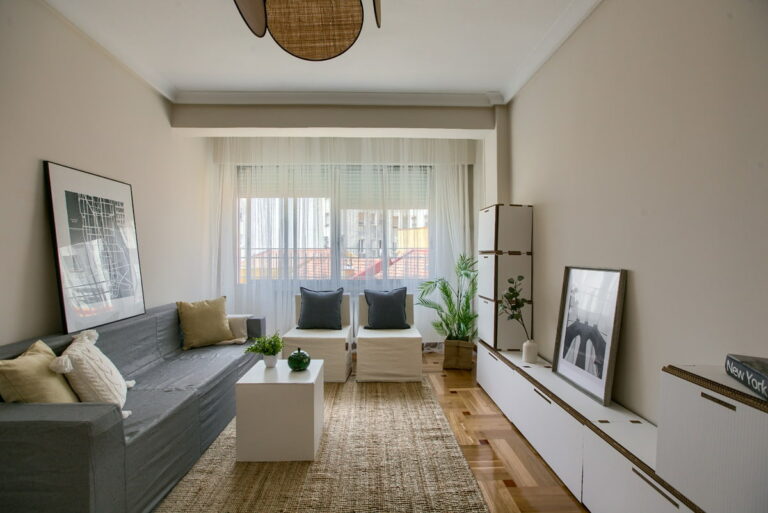 allestimento home staging zona giorno