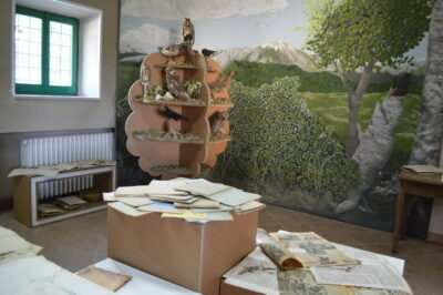 arredi in cartone per mostre e musei