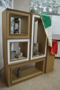 espositori in cartone per musei