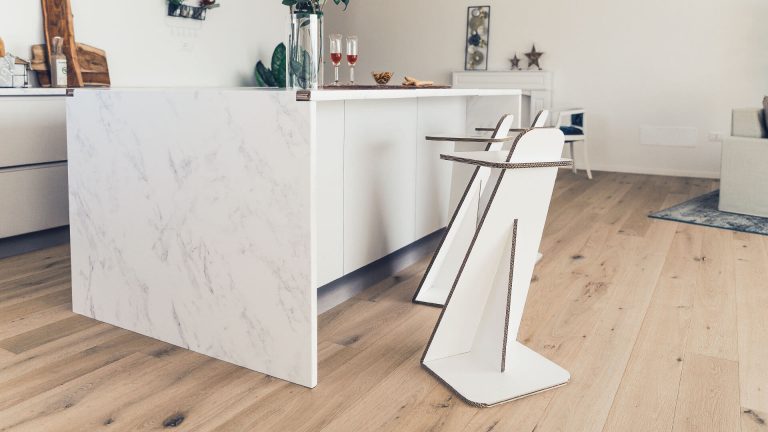 cucina in cartone per home staging