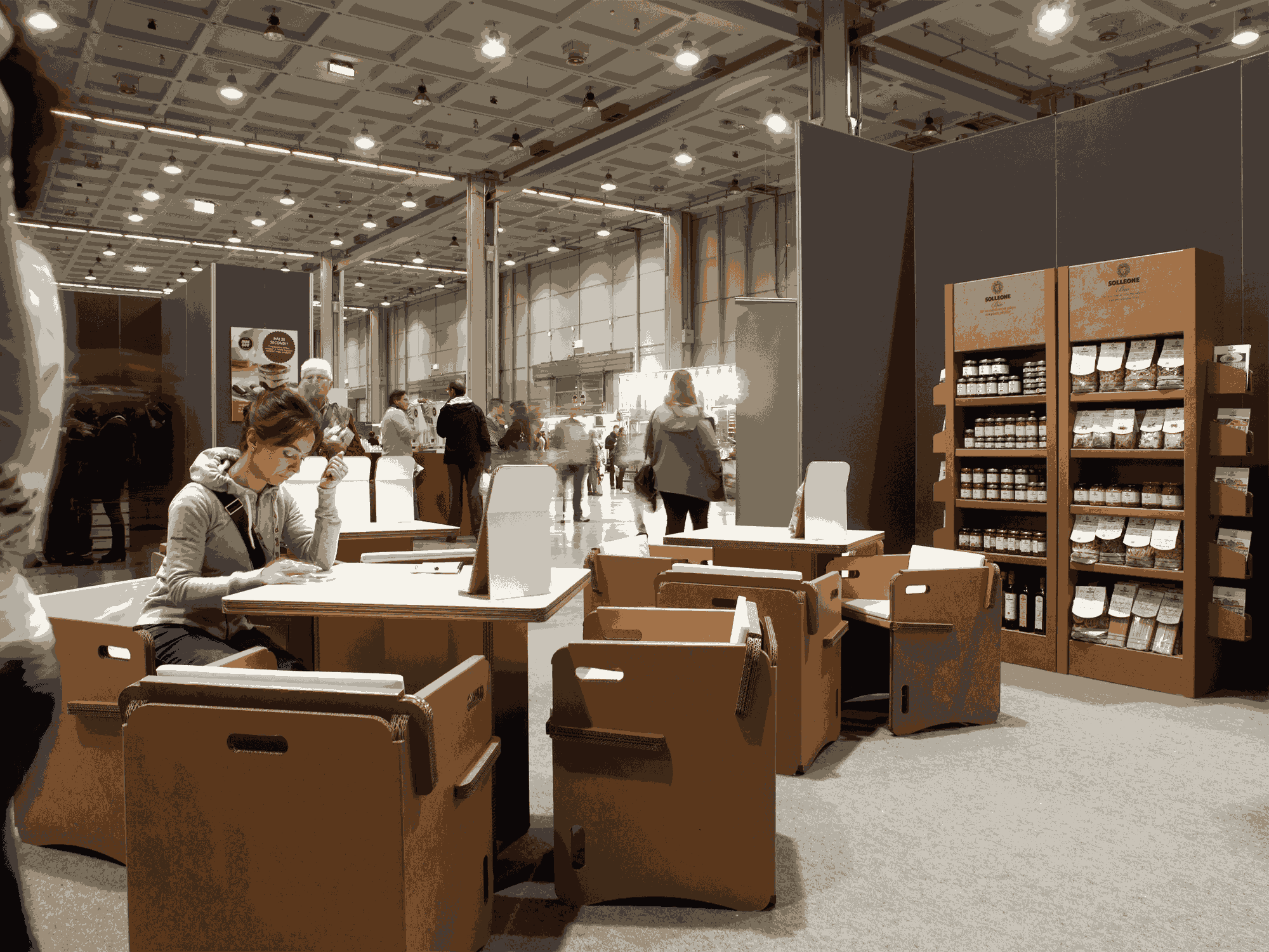 arredamento ecosostenibile per eventi e stand