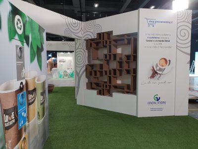 allestimento in cartone