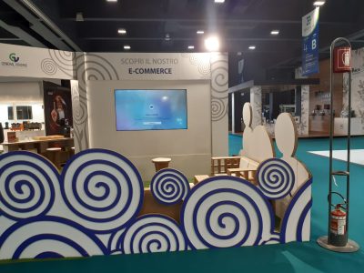 allestimento in cartone