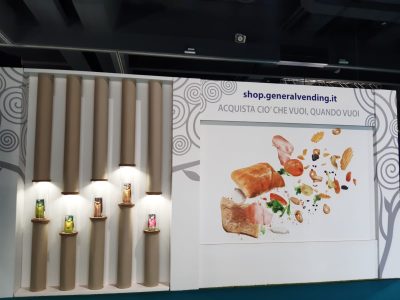 stand ecologico in cartone