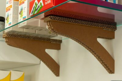 allestimento in cartone