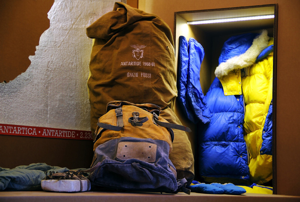 allestimento per musei in cartone