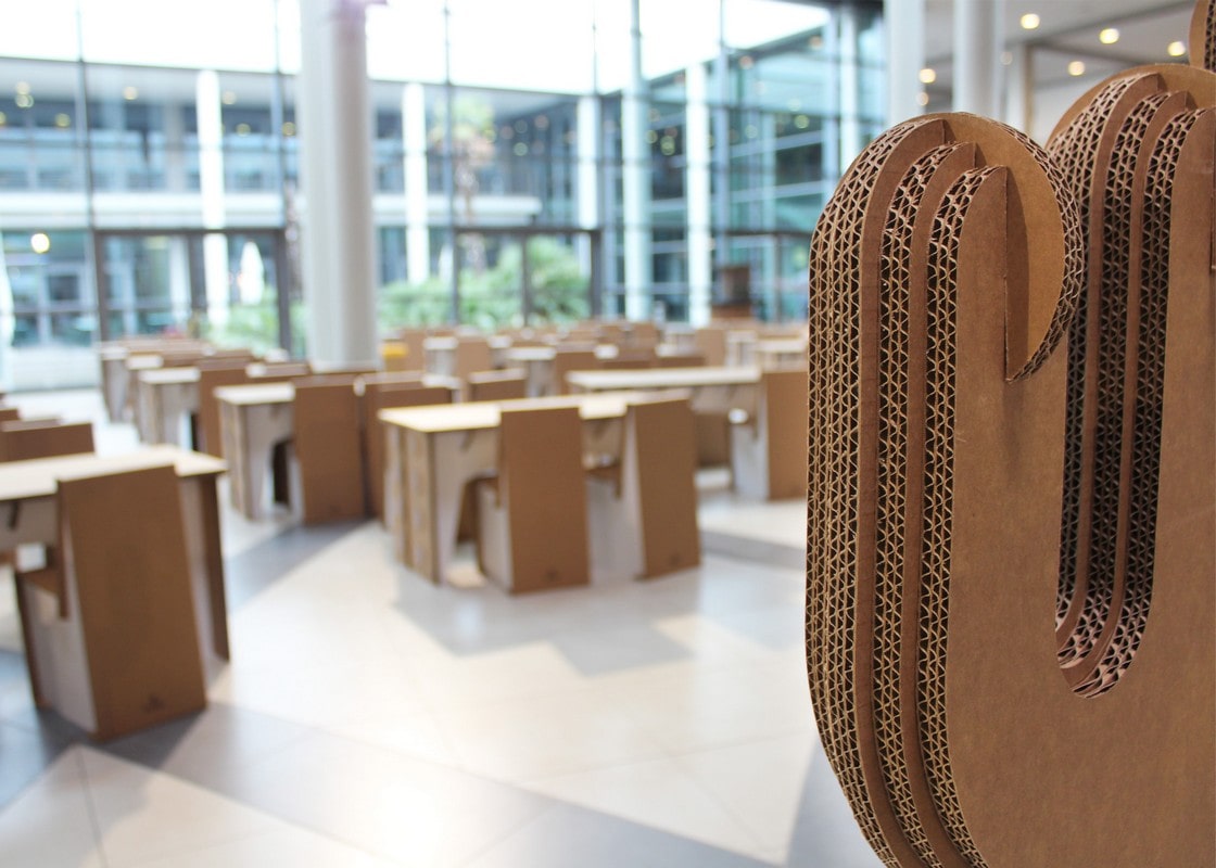 allestimento green per fiere