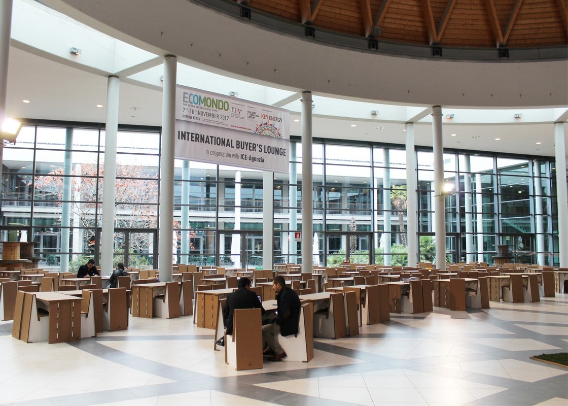 mobili di eco design per fiere ed eventi
