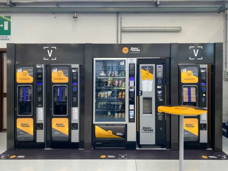 allestimento zona vending