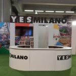 banco reception in cartone