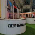 banco reception in cartone