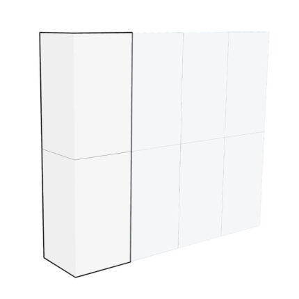 Armadi modulari spiegazione lato