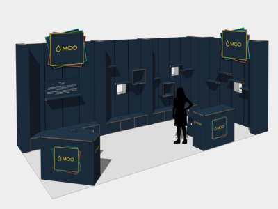 allestimento stand in cartone