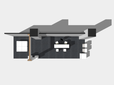 stand in cartone- pianta