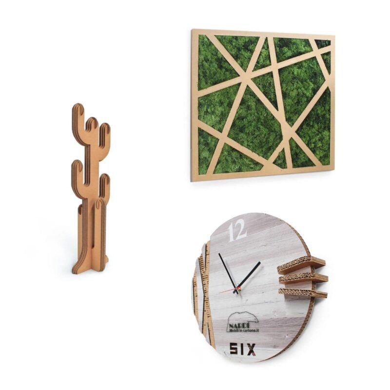 Complementi d'arredo in cartone per negozi