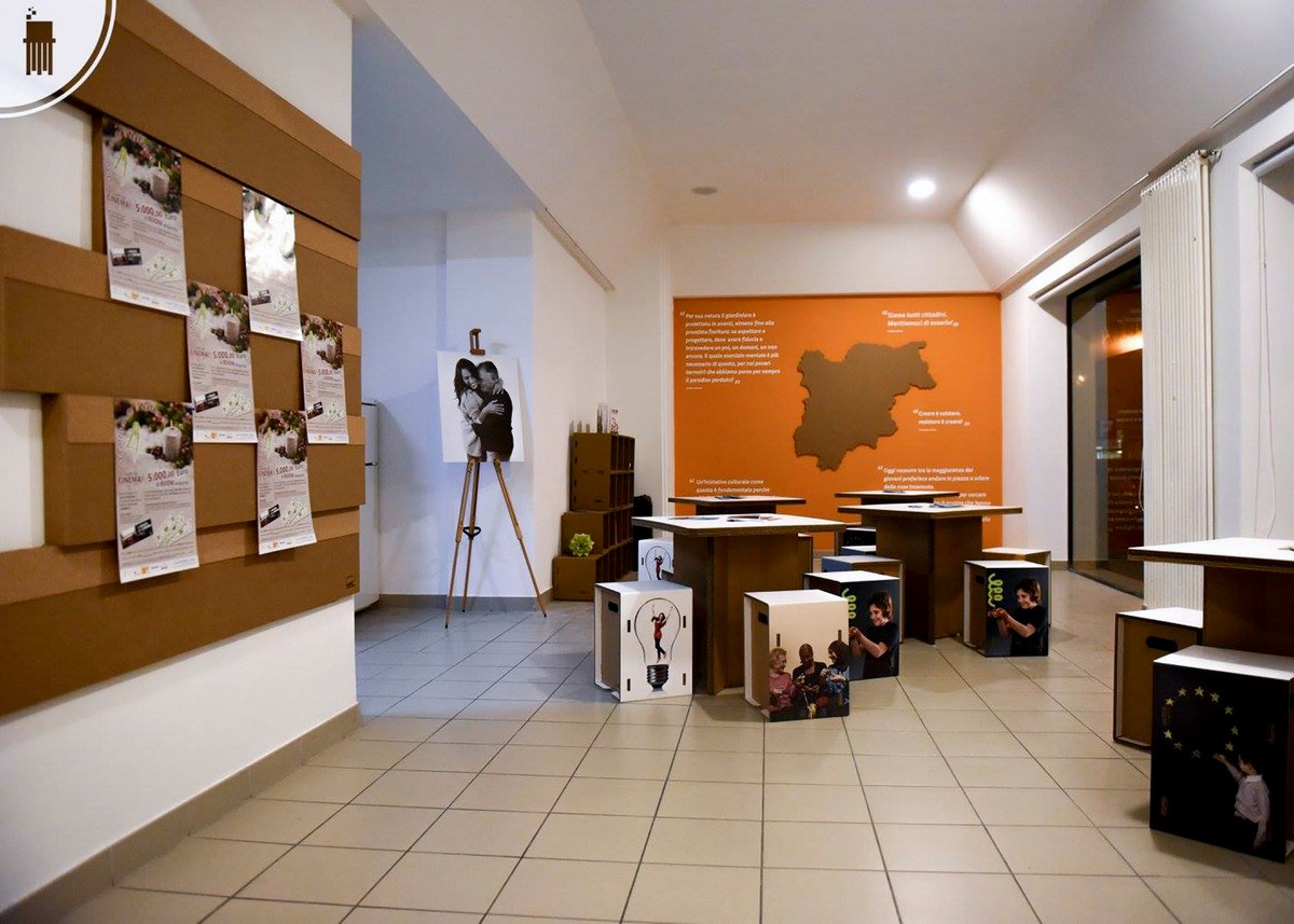 arredo negozio sostenibile