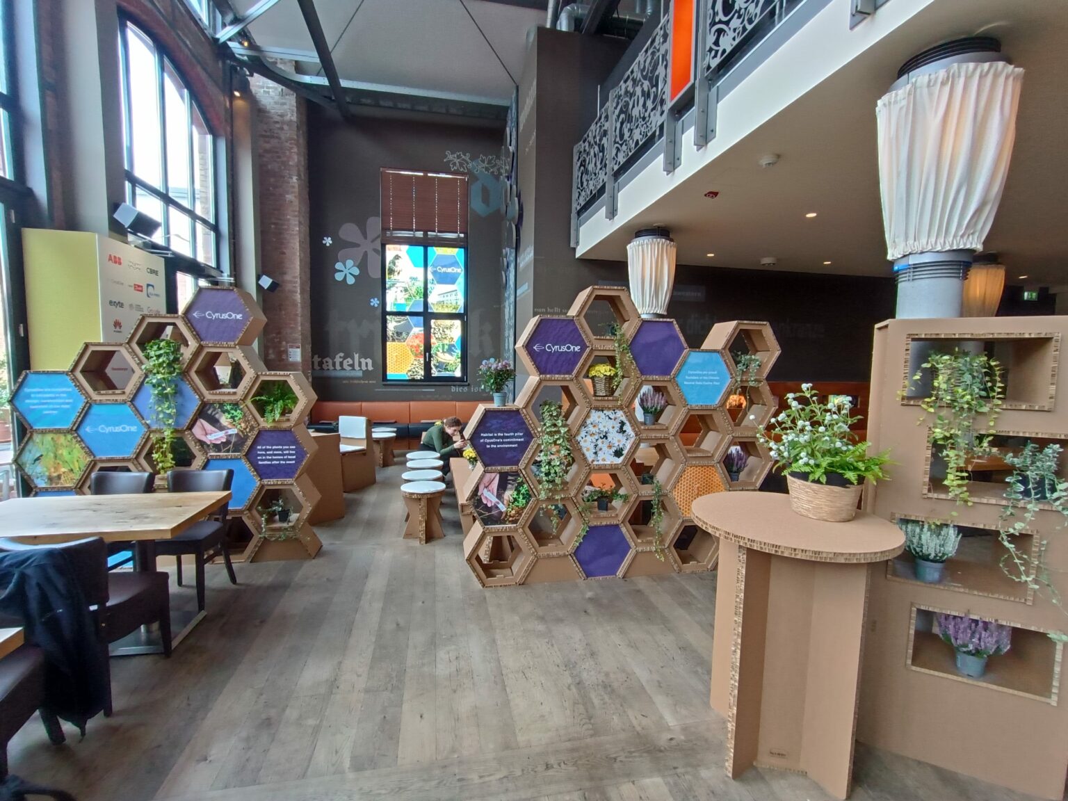 arredi in cartone per eventi