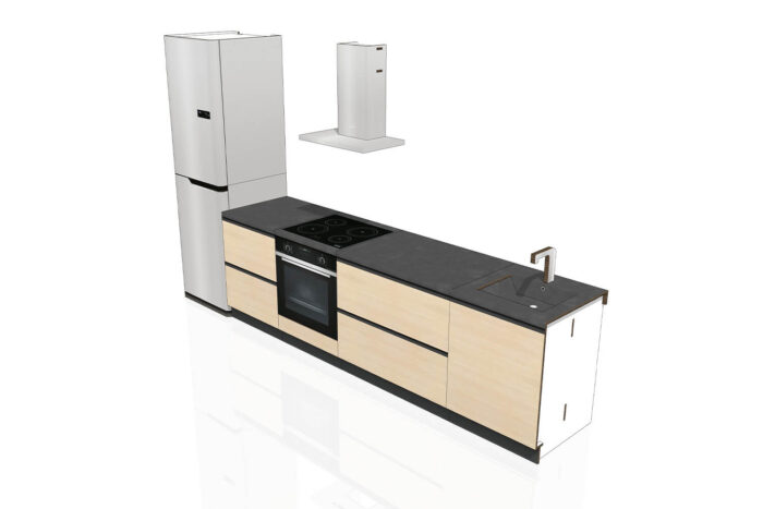 Kit cucina antracite 1