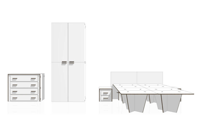 Kit zona notte Home Staging 2