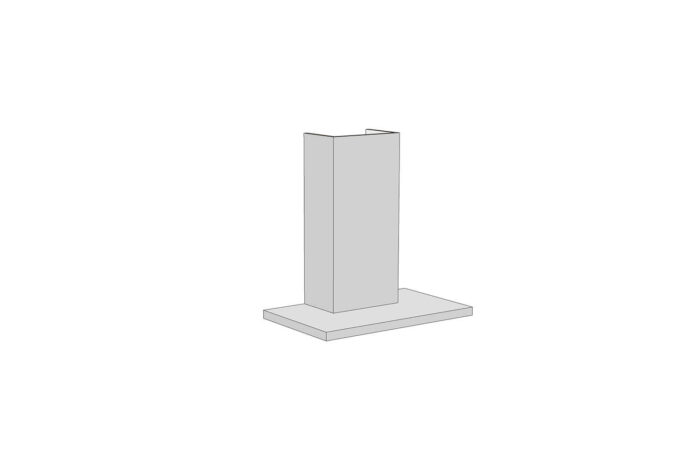 Cappa 60 stampata neutra