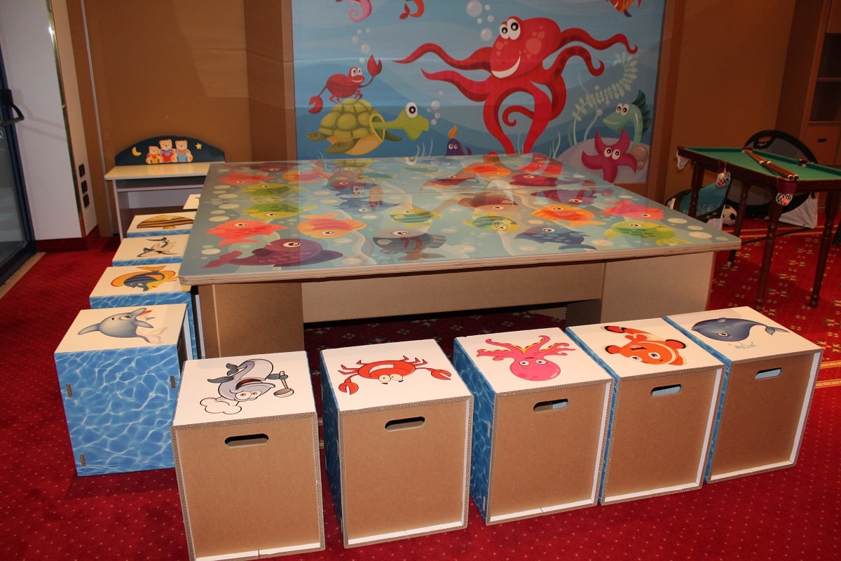 arredi in cartone stampato