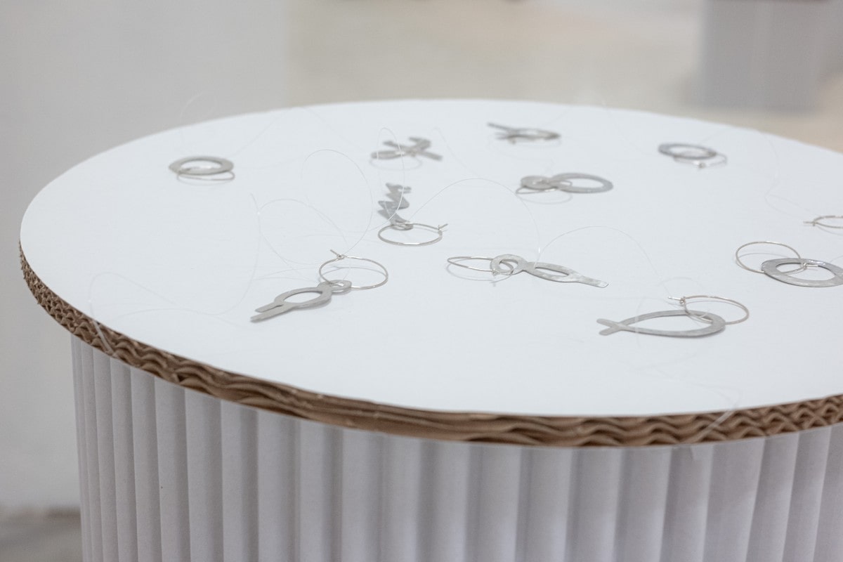 allestimento ecosostenibile in cartone