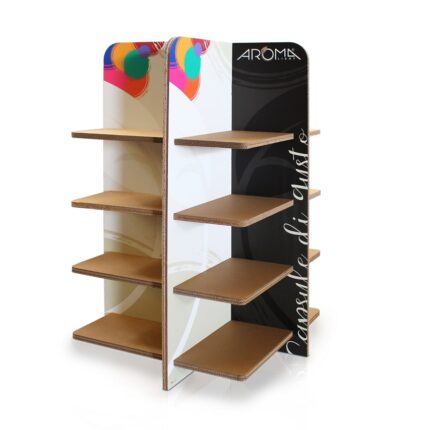 Espositore quadrato ad incastro in cartone 'Cerena'