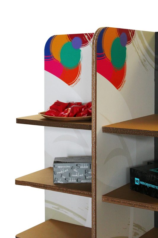 Eco scaffale in cartone Cerena