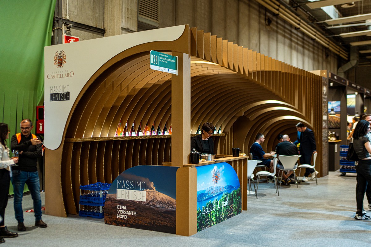 stand in cartone per eventi e fiere