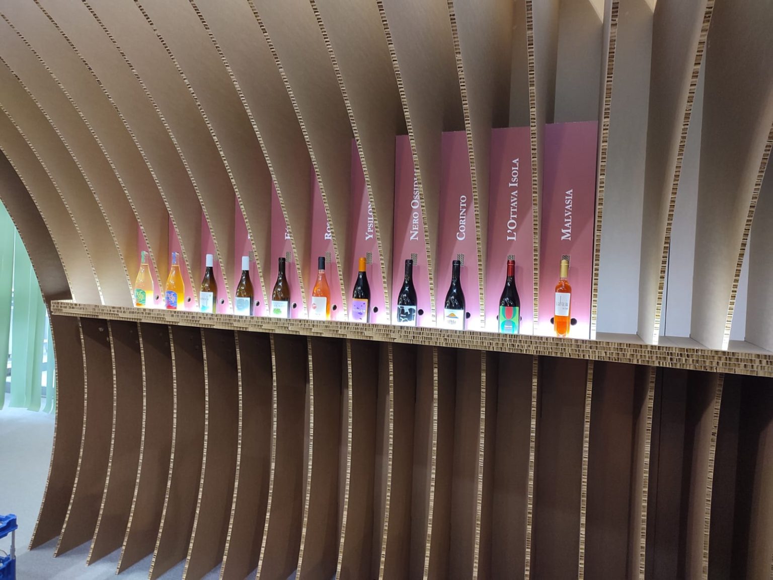 allestimento ecosostenibile