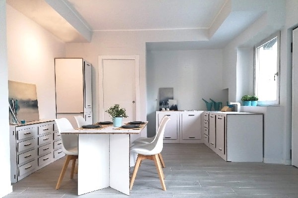 meubles en cartone pour home staging