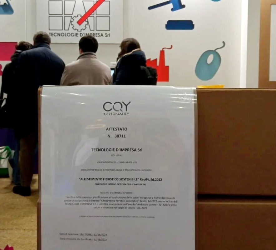 Stand innovativi per fiere ed eventi- Tecnologie d'Impresa 