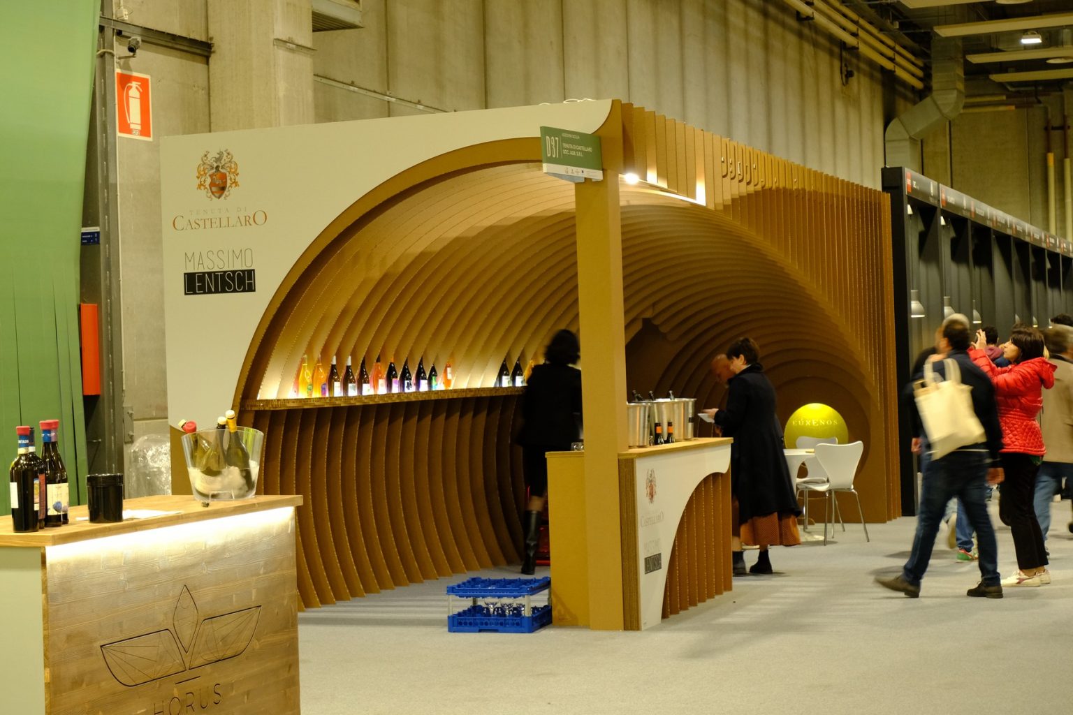 stand in cartone per fiere