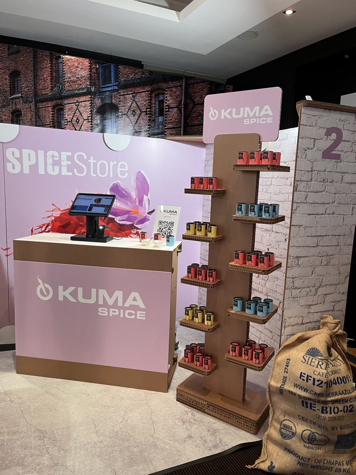 allestimento ecosostenibile