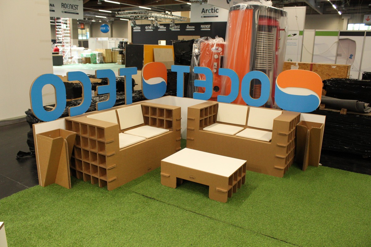 allestimento in cartone