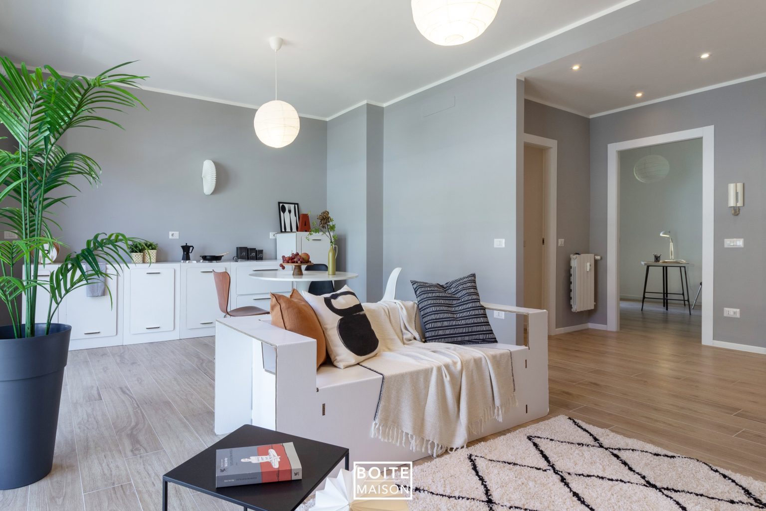 Zona giorno home staging