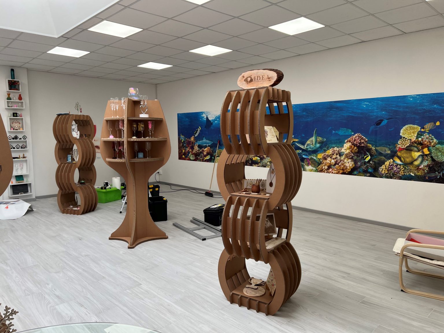 espositori su misura ecologici