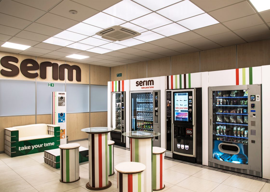 allestimento per il vending sostenibile