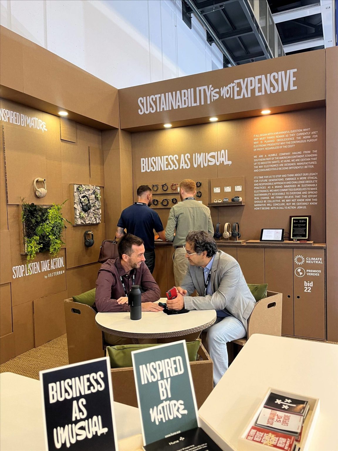 stand in cartone per fiera