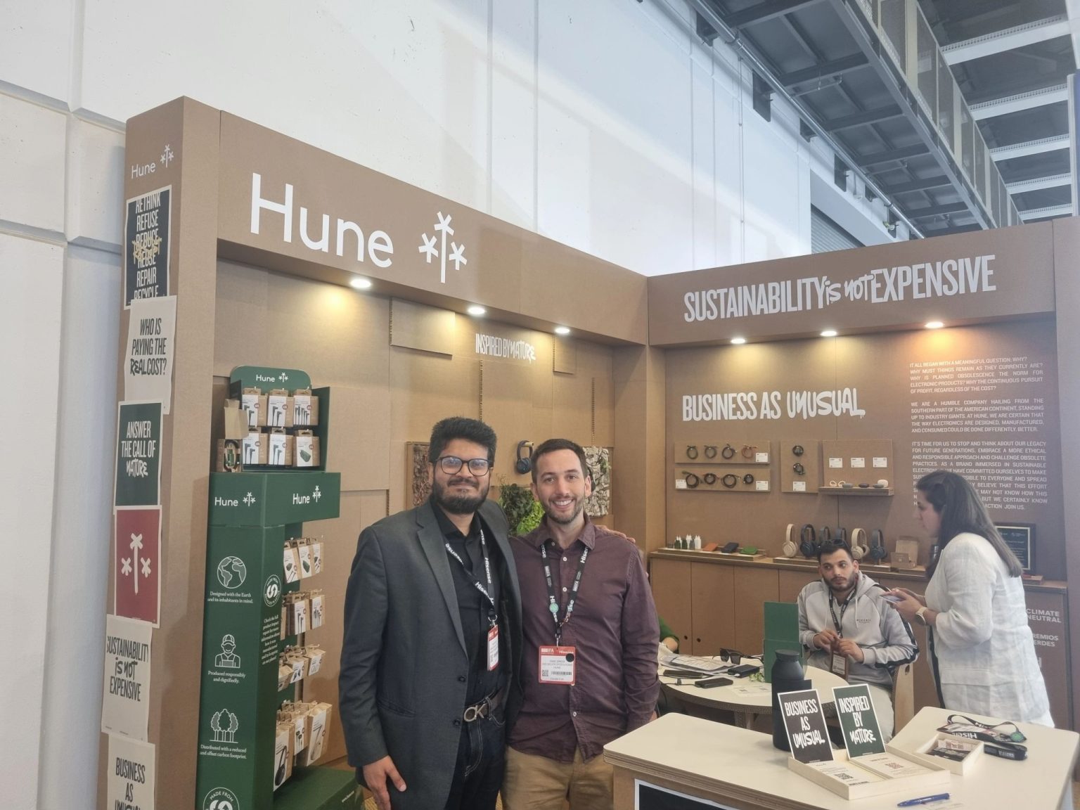 Stand in cartone per fiera