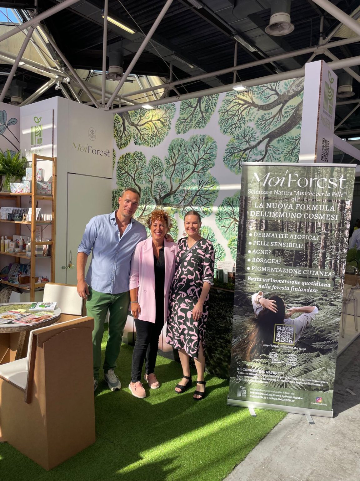 Allestimento ecologico per fiere