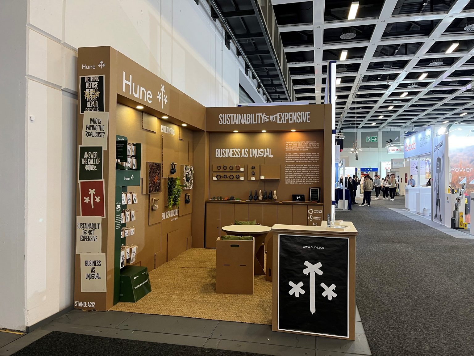 Allestimento sostenibile fiera Berlino